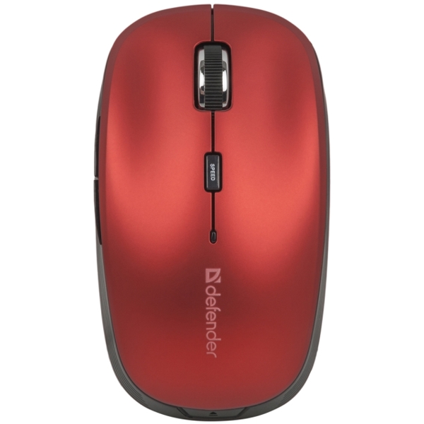 მაუსი Wireless optical mouse Defender Ayashi MS-325 red,6 buttons,1000-2000 dpi