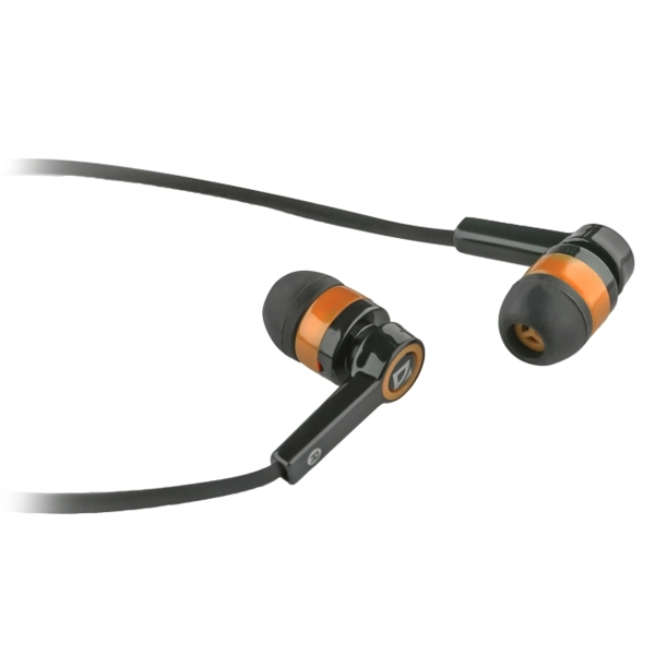 Headset for mobile devices Defender Pulse 420 black + orange, in-ear (with Microphone)