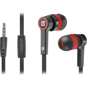 Headset for mobile devices Defender Pulse 420 black + red, in-ear (with Microphone)