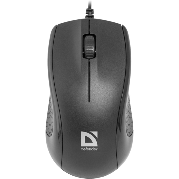 მაუსი Wired optical mouse Defender Optimum MB-160 black,3 buttons, 800 dpi