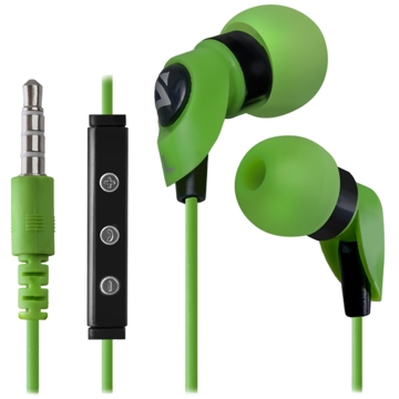 ყურსასმენი Headset for mobile devices Defender Pulse 455 green, for Android, in-ear (with Microphone)