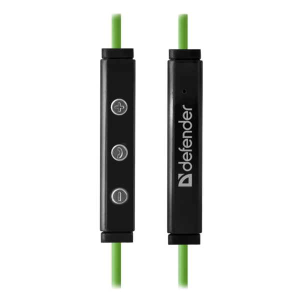 ყურსასმენი Headset for mobile devices Defender Pulse 455 green, for Android, in-ear (with Microphone)