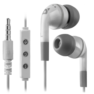 ყურსასმენი Headset for mobile devices Defender Pulse 451 white, for iPhone, in-ear (with Microphone)