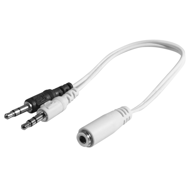 ყურსასმენი Headset for mobile devices Defender Accord HN-048 white, cable 1.2 m (with Microphone For mobile devices, tablets, PCs)