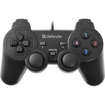 ჯოისტიკი Defender 4714033642477 Omega, Wired, USB, Black