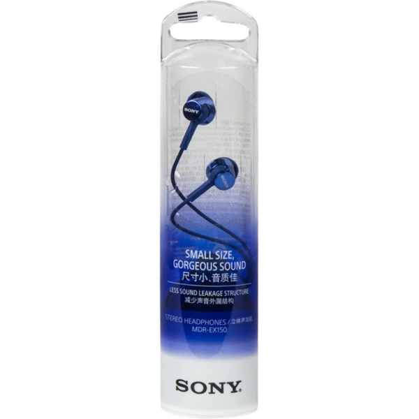 ყურსასმენი  SONY SONY MDR-EX150LI.E BLUE