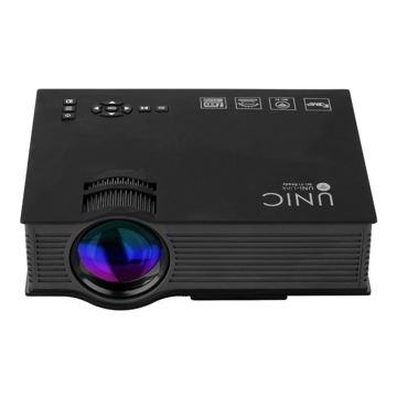 პროექტორი  UNIC UC 46 LED   800 X 480  WIFI ENABLE 1200LM LED MULTIMEDIA PROJECTOR WITH MIRACAST DLNA AUDIO OUT PORT,AV,DC PORT,HDMI,LAN,SD CARD SLOT,USB,VGA