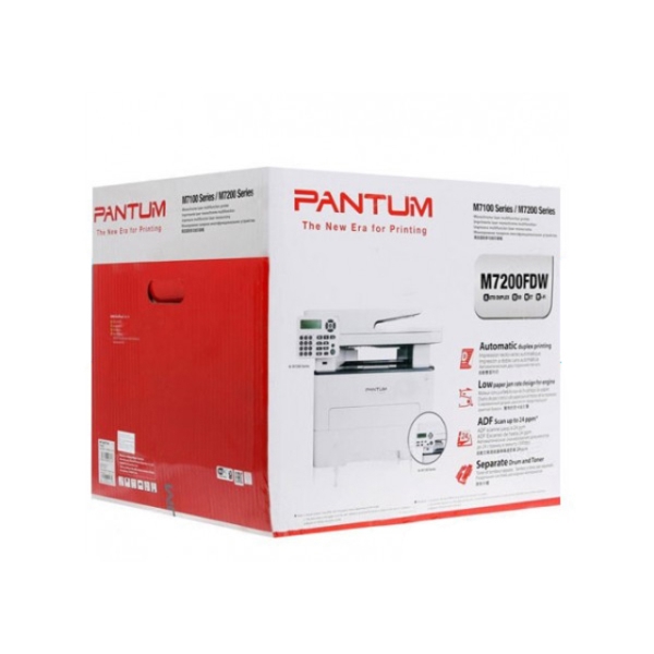 პრინტერი Pantum M7200FDW Laser Printer 33ppm MFP 4-in-1, ADF, FAX, network and wifi