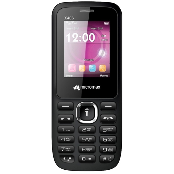 მობილური ტელეფონი  Micromax X406 Black