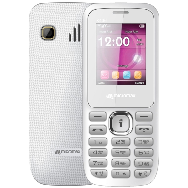 მობილური ტელეფონი  MICROMAX  X406 WHITE