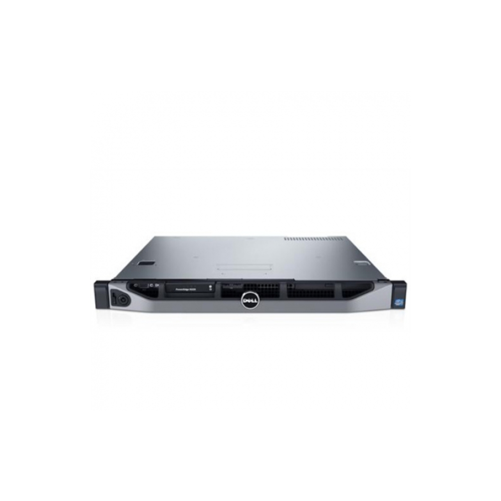 სერვერი Dell PowerEdge R220, E3-1220v3 3.1Ghz 4C, Chassis up to 2 Cabled HDD (2.5" or 3.5"), 1x8GB 1600Mhz UDIMM Low Volt, Dual Rank, x8 Data Width, NO HDD, Perc H310, DVD, 1x250W Fixed PSU, 3Y Warranty