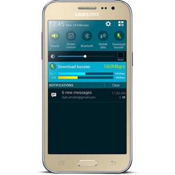 მობილური ტელეფონი Samsung Galaxy J2 (J200F) Dual Sim Gold