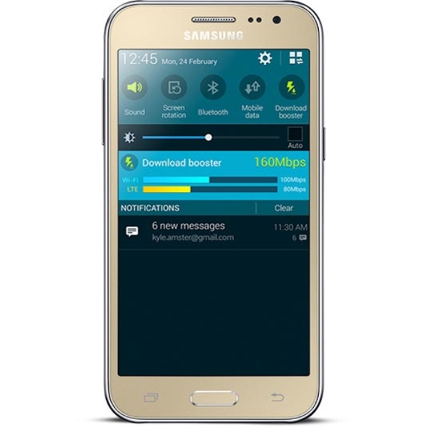 მობილური ტელეფონი Samsung Galaxy J2 (J200F) Dual Sim Gold