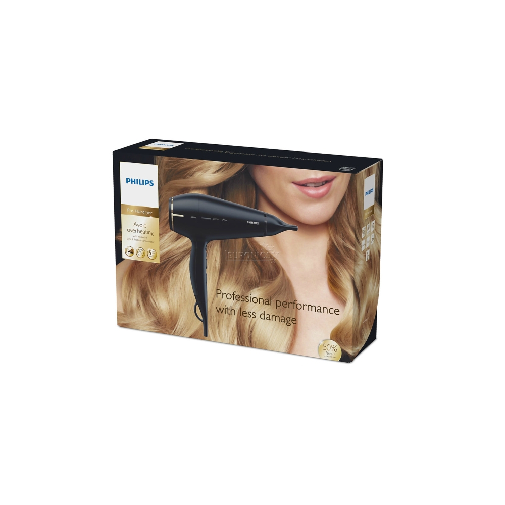 თმის საშრობი PHILIPS HPS920/00, 2300W, Hair dryer, Black