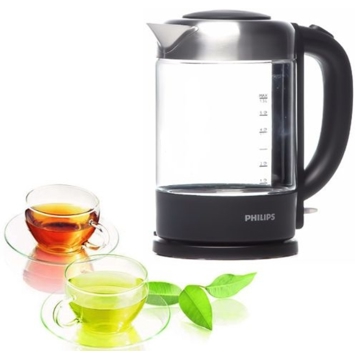 ელექტრო ჩაიდანი PHILIPS HD9340/90, 2200W, 1.5L, Electric Kettle, Transparent