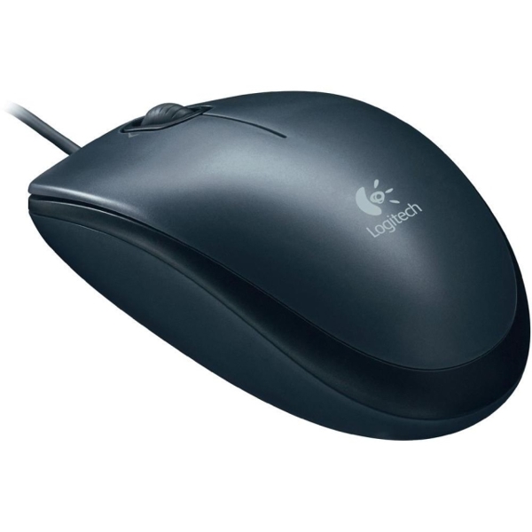 მაუსი Logitech LT-MS-M90 Corded Mouse, USB, Grey