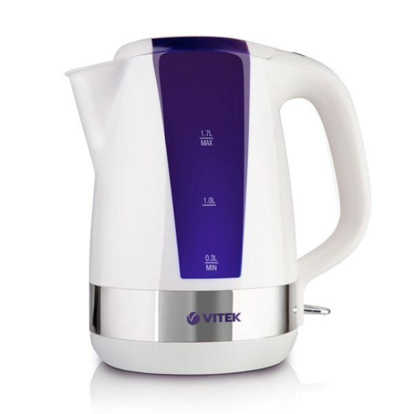 ელექტრო ჩაიდანი VITEK VT 1165, 2200W, 1.7L, Electric Kettle, White