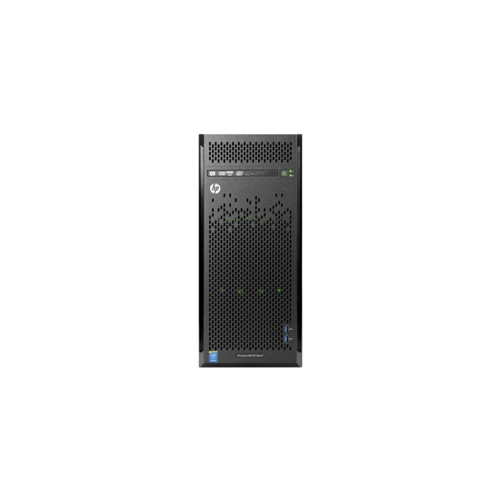 სერვერი HPE ML110 Gen9 E5-2620v4 (2.1GHz/8-core/20MB/85W);  8GB 1Rx8 PC4-2400T-R;  1x1TB 6G SATA 7.2k 3.5in HDD ( 4LFF Hot Plug Drive Cage); DVDRW; 350W PSU  840675-425