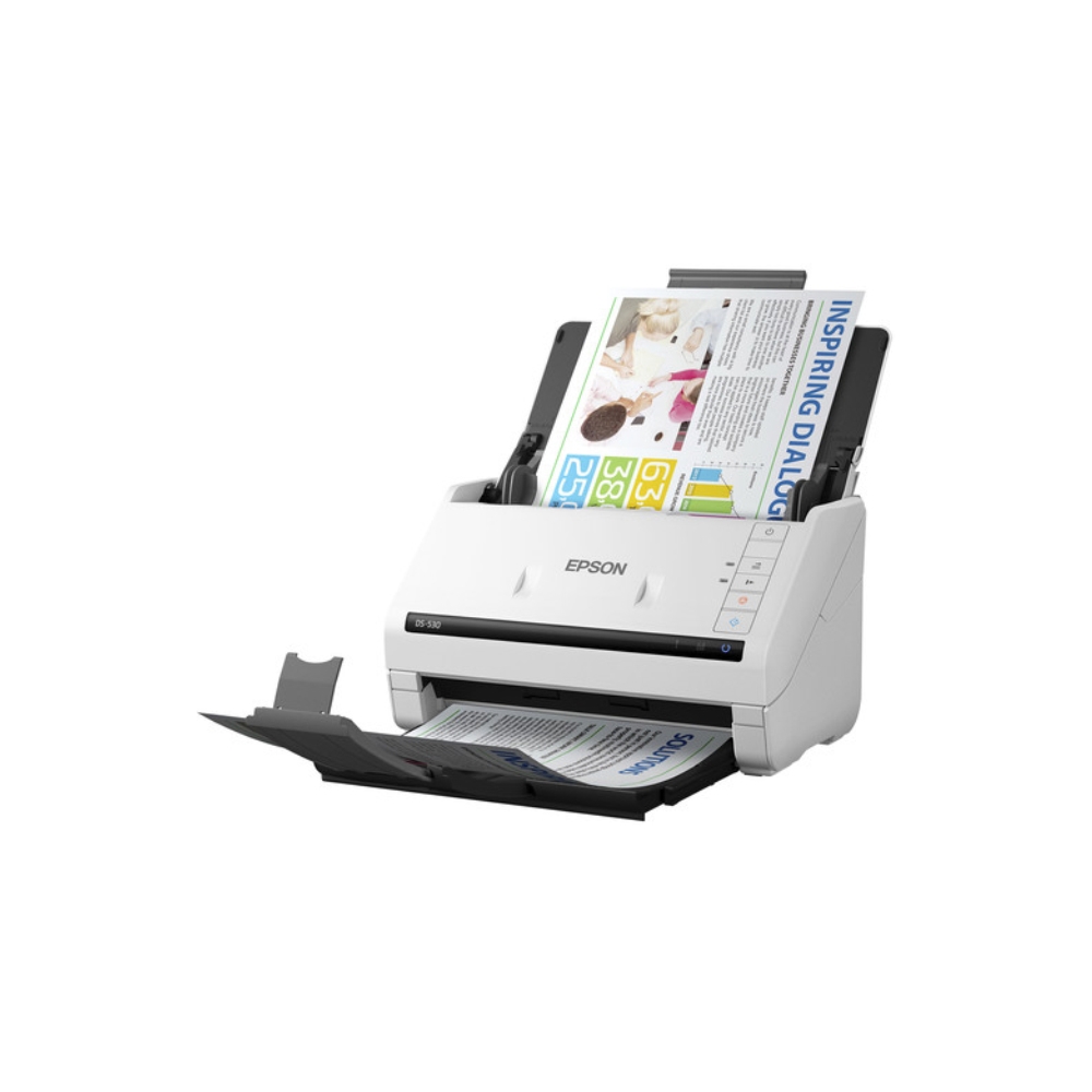 სკანერი Epson B11B261401 DS-530 II Color, A4, Duplex, USB, Scanner, White