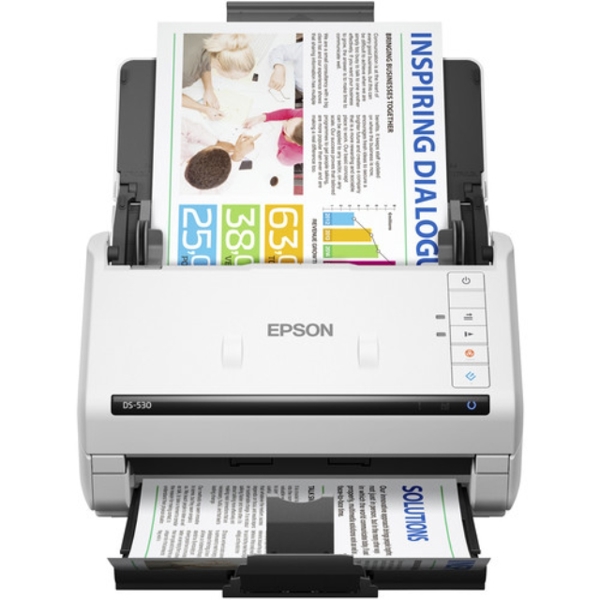 Epson DS-530 II Color Duplex Document Scanner Scan Speed: 35 ppm / 70 ipm USB 3.0