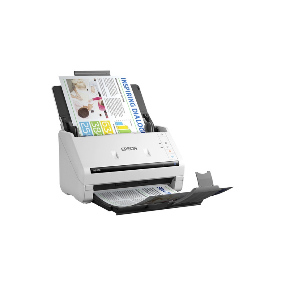 სკანერი Epson DS-530 II Color Duplex Document Scanner Scan Speed: 35 ppm / 70 ipm USB 3.0