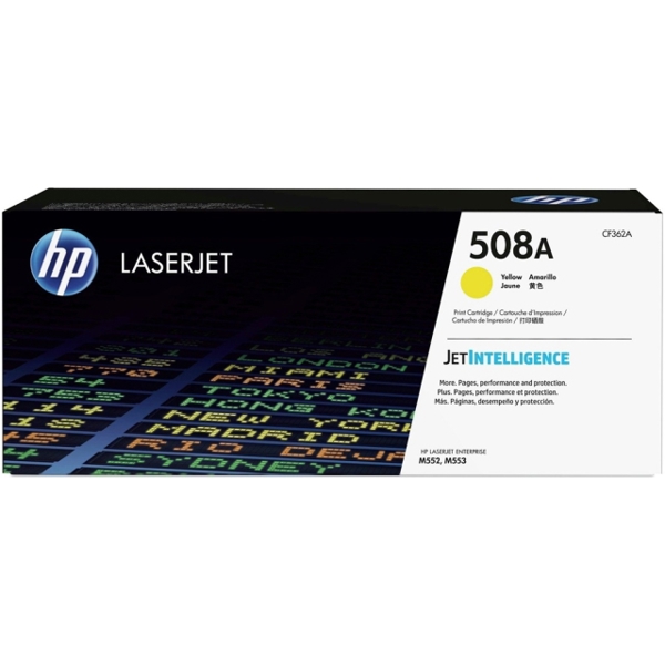 HP 508A Yellow Original LaserJet Toner Cartridge CF362A