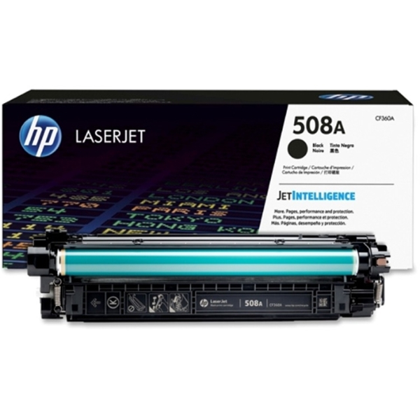 HP 508A Black Original LaserJet Toner Cartridge  CF360A