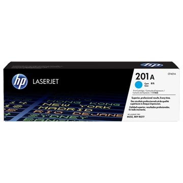 HP 201A Cyan Original LaserJet Toner Cartridge CF401A