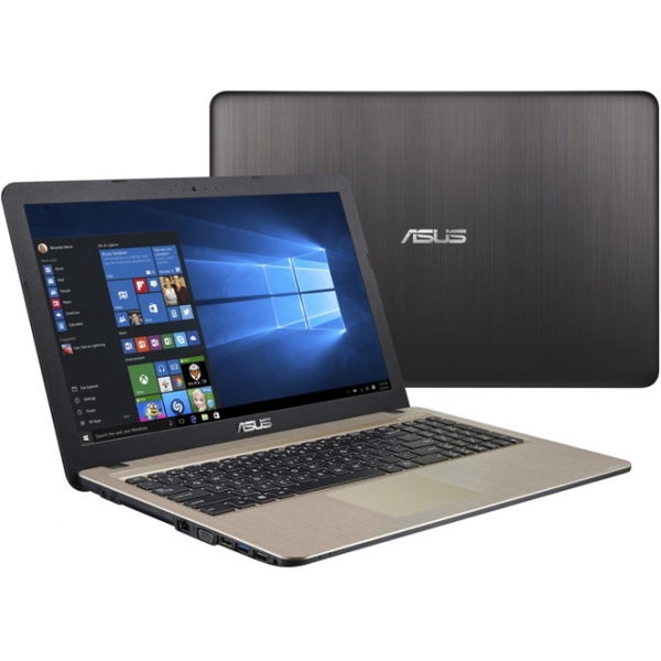 ნოუთბუქი  ASUSTEK ASUS R541SA BLACK  15.6 "  CEL N3060, 2GB, 500GB, DVD-RW, DOS