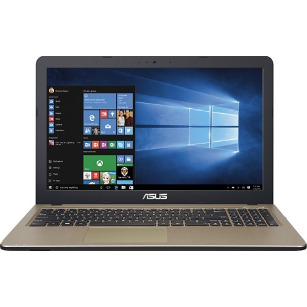 ნოუთბუქი  ASUSTEK ASUS R541SA BLACK  15.6 "  CEL N3060, 2GB, 500GB, DVD-RW, DOS