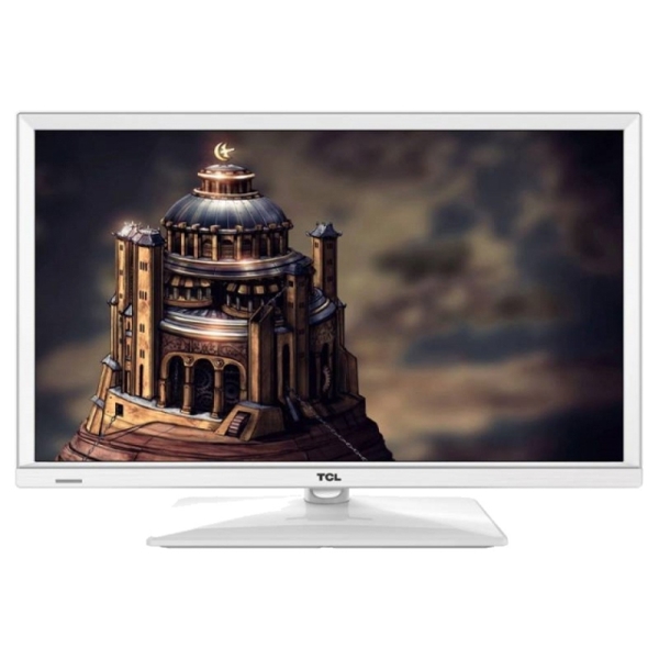 ტელევიზორი  LED  24"(61CM) 24D2710W WHITE D-LED 16:9 HD 1366X768  6.5MS 178*178* 250CDM2 4000:1 DVB-TT2C HDMI USBMOVIE VGA 2X5W