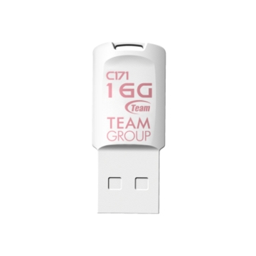 USB ფლეშ მეხსიერებები TEAM C171 2.0 DRIVE 16 GB WHITE RETAIL