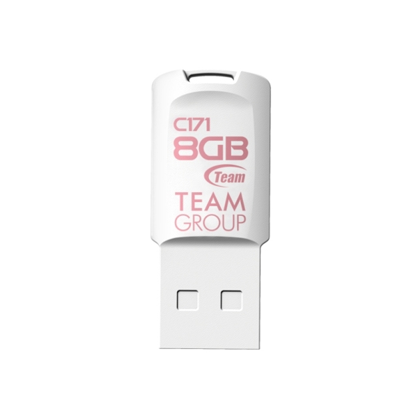 USB ფლეშ მეხსიერებები TEAM C171 2.0 DRIVE 8 GB WHITE RETAIL