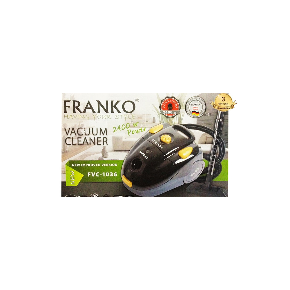 მტვერსასრუტი FRANKO FVC-1036