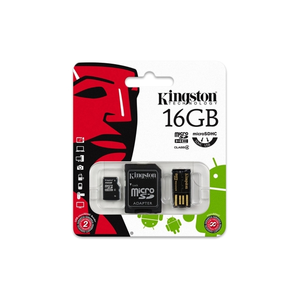 მეხსიერების ბარათი  KINGSTON Mobility Kit Gen2 MBLY 10 G2 16GB