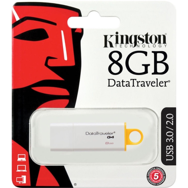 USB ფლეშ მეხსიერება  KINGSTON DTIG4 / 8 GB