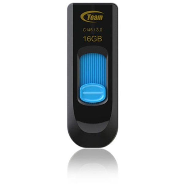 USB ფლეშ მეხსიერება TEAM C145 3.0 DRIVE 16 GB BLUE RETAIL