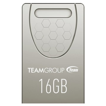 USB ფლეშ მეხსიერება  TEAM C156 DRIVE 16 GB SILVER RETAIL