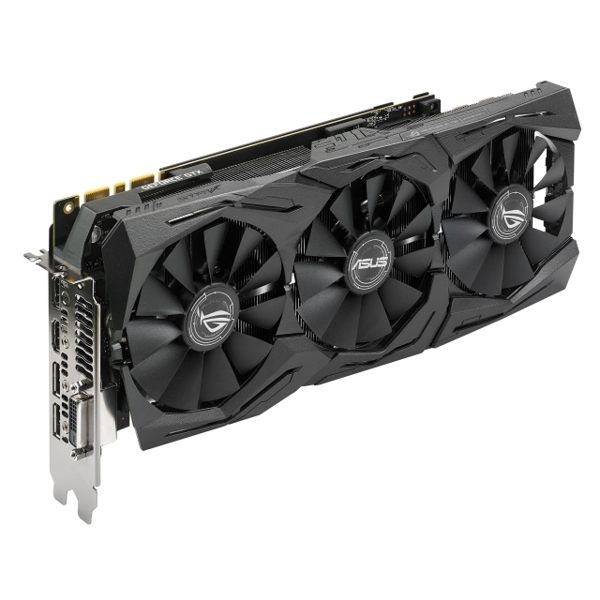 ვიდეო დაფა  PCI EXPRESS 12GB ASUS  GTX ROG STRIX 1080TI-  11G GDDR5X 11GB 90YV0AM1-M0NM00