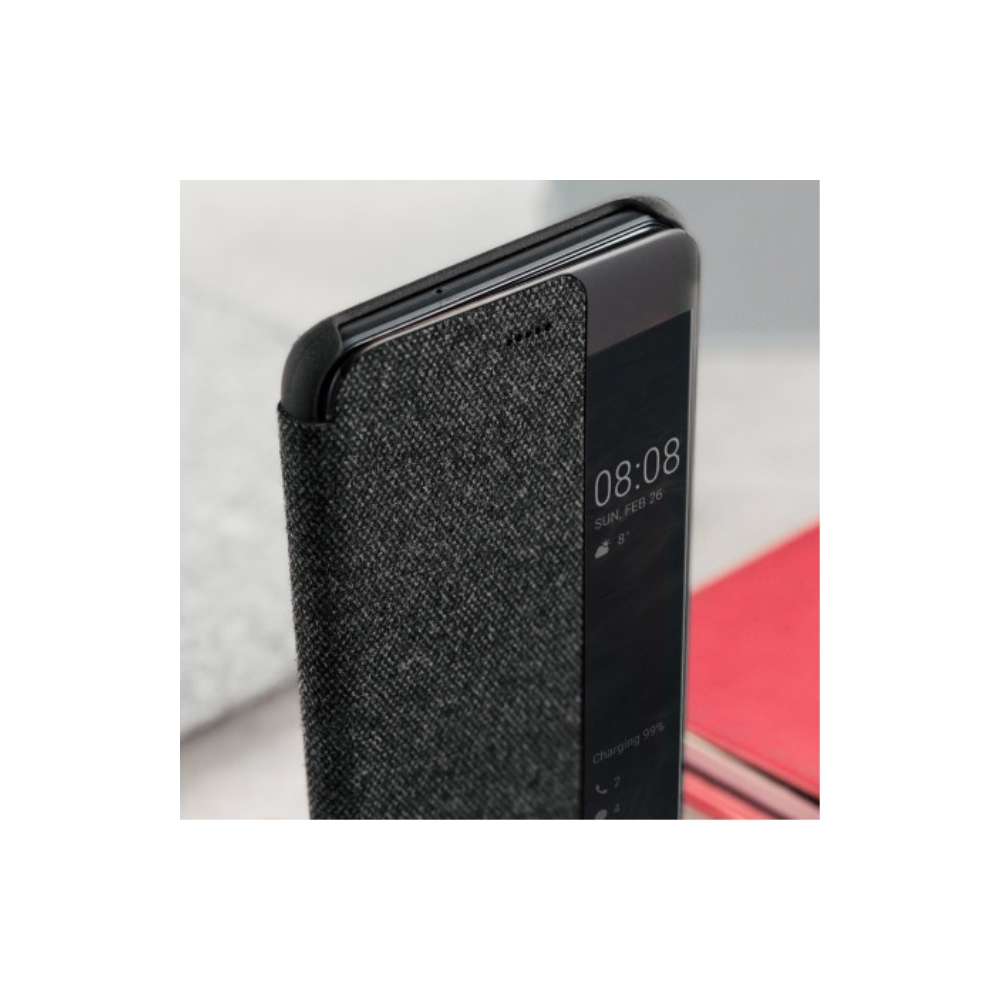 მობილურის ქეისი MOBILE CASES  HUAWEI HUAWEI P10 FLIP COVER DARK GREY