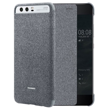 მობილურის ქეისი MOBILE CASES  HUAWEI HUAWEI P10 FLIP COVER LIGHT GREY