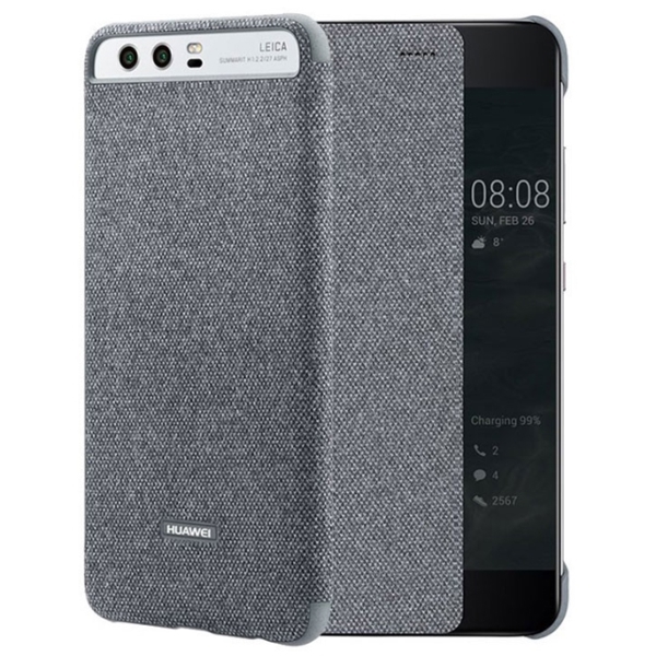 მობილურის ქეისი MOBILE CASES  HUAWEI HUAWEI P10 FLIP COVER LIGHT GREY