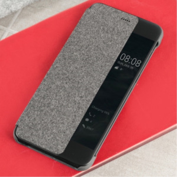 მობილურის ქეისი MOBILE CASES  HUAWEI HUAWEI P10 FLIP COVER LIGHT GREY