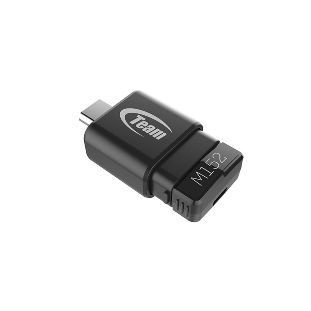 USB ფლეშ მეხსიერება  TEAM M152 DRIVE 16 GB BLACK RETAIL
