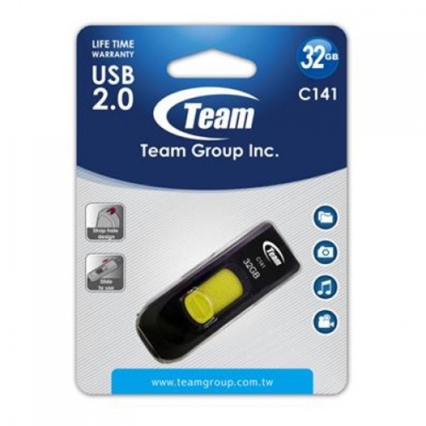 TEAM USB C141 32 GB YELLOW RETAIL