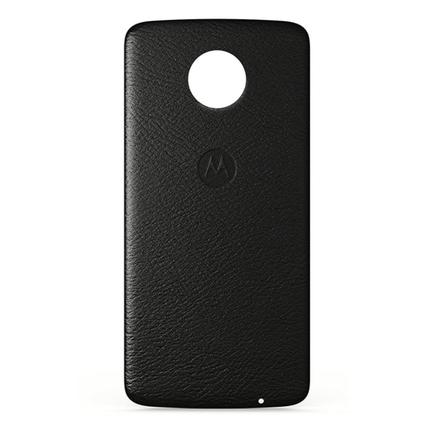 მობილურის ქეისი  MOTOROLA MOBILE COVER STYLE CAP BLACK LEATHER