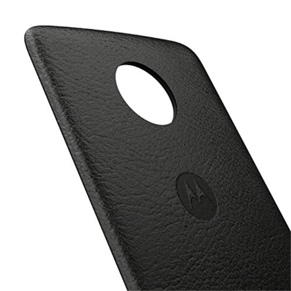 მობილურის ქეისი  MOTOROLA MOBILE COVER STYLE CAP BLACK LEATHER