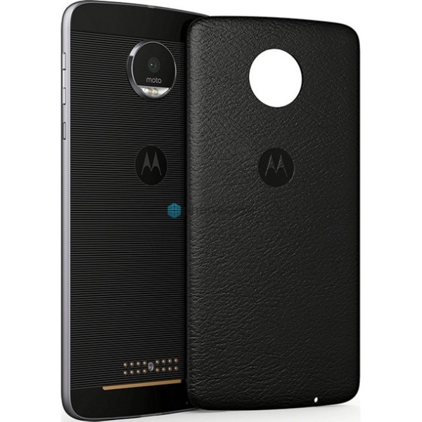 მობილურის ქეისი  MOTOROLA MOBILE COVER STYLE CAP BLACK LEATHER