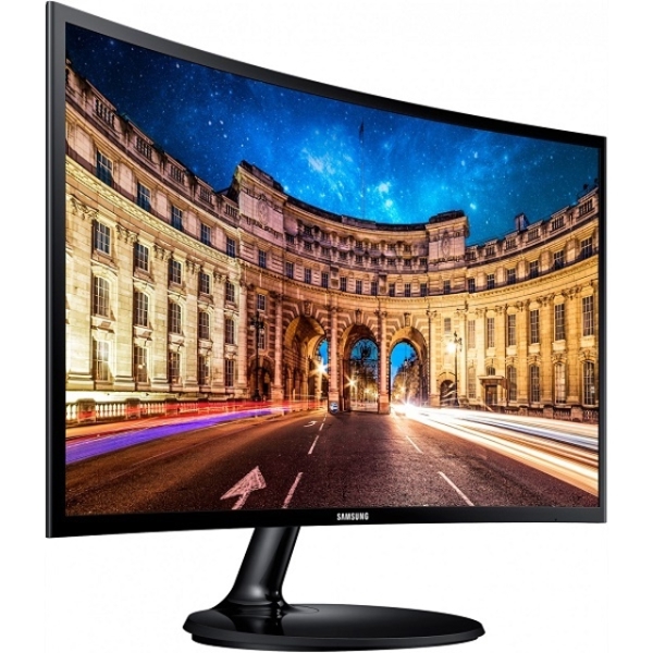 მონიტორი Samsung 23,5" CUR (1920 X 1080) ,4 (GTG) 250 CDM2, 3000:1 (LC24F390FHIXCI)
