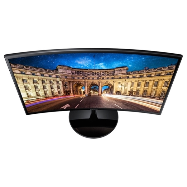 მონიტორი Samsung 23,5" CUR (1920 X 1080) ,4 (GTG) 250 CDM2, 3000:1 (LC24F390FHIXCI)